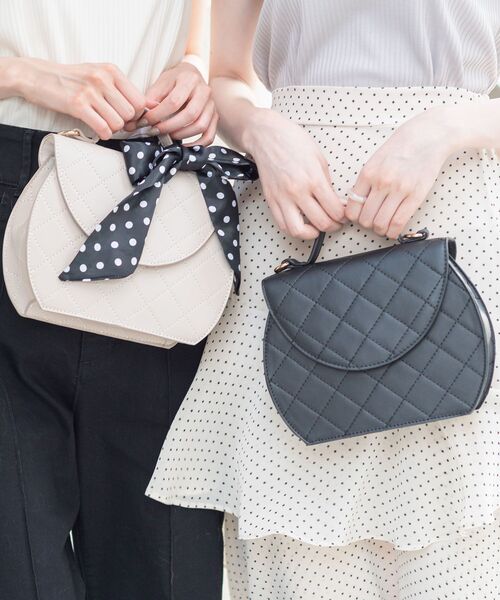 ハンドバッグ バッグ Legon スカーフsetキルティングバッグ ハンドバッグ Majestic Legon マジェスティックレゴン のファッション