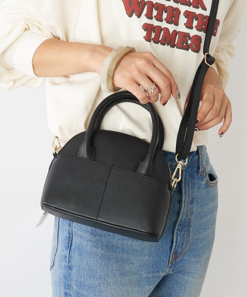 CIAOPANIC TYPY（チャオパニックティピー）の「【LAURA DI MAGGIO】ミニショルダー（ショルダーバッグ・レディース・ブラック/グレー/カーキ・ONE SIZE）」の2枚目の写真