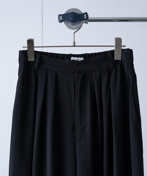 ln fortis(ロンフォルティス)の「ln fortis - 3タックドレープロングスカンツ(スカート・メンズ・ブラック/チャコールグレー・SMALL/MEDIUM)」の14枚目の写真