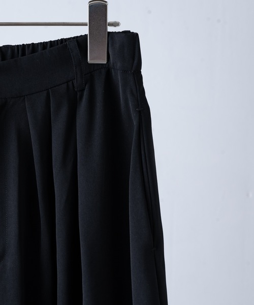 ln fortis(ロンフォルティス)の「ln fortis - 3タックドレープロングスカンツ(スカート・メンズ・ブラック/チャコールグレー・SMALL/MEDIUM)」の15枚目の写真