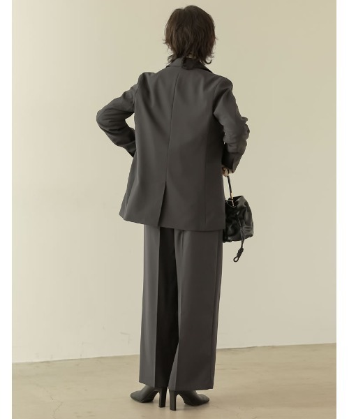 [低身長サイズ有]リサイクルツイルシングルテーラードジャケット（テーラードジャケット）｜Re:EDIT（リエディ）