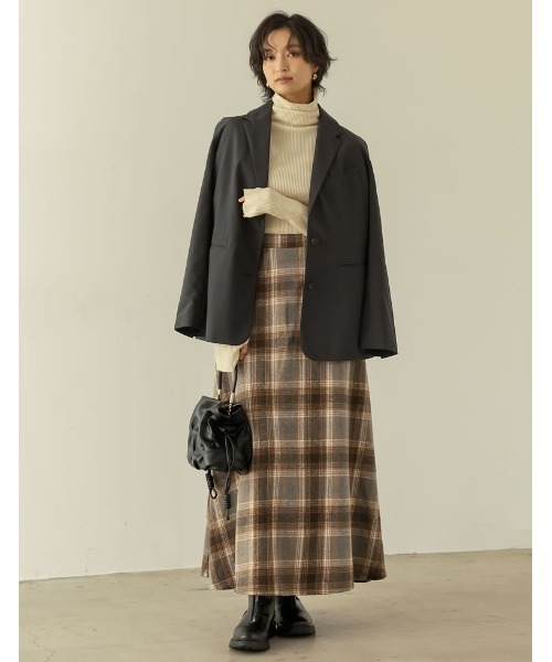 [低身長サイズ有]リサイクルツイルシングルテーラードジャケット（テーラードジャケット）｜Re:EDIT（リエディ）