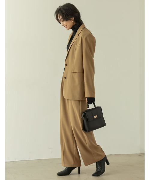 [低身長サイズ有]リサイクルツイルシングルテーラードジャケット（テーラードジャケット）｜Re:EDIT（リエディ）