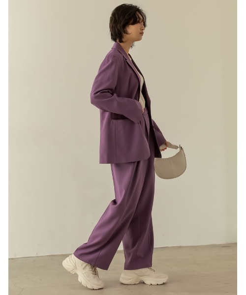 [低身長サイズ有]リサイクルツイルシングルテーラードジャケット（テーラードジャケット）｜Re:EDIT（リエディ）