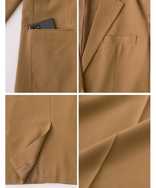 [低身長サイズ有]リサイクルツイルシングルテーラードジャケット（テーラードジャケット）｜Re:EDIT（リエディ）