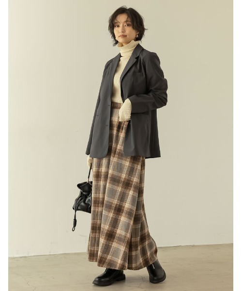 [低身長サイズ有]リサイクルツイルシングルテーラードジャケット（テーラードジャケット）｜Re:EDIT（リエディ）