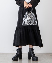 WEGO | WEGO/ジャガード巾着クリアトートバッグ(トートバッグ)