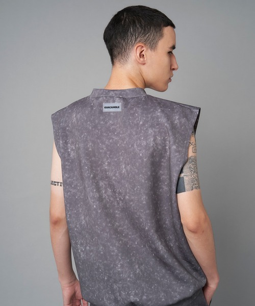 GUACAMOLE(ガカモレ)の「GUACAMOLE Function tank top(タンクトップ・メンズ・チャコールグレー/ライトグレー・ML/LXL)」の14枚目の写真