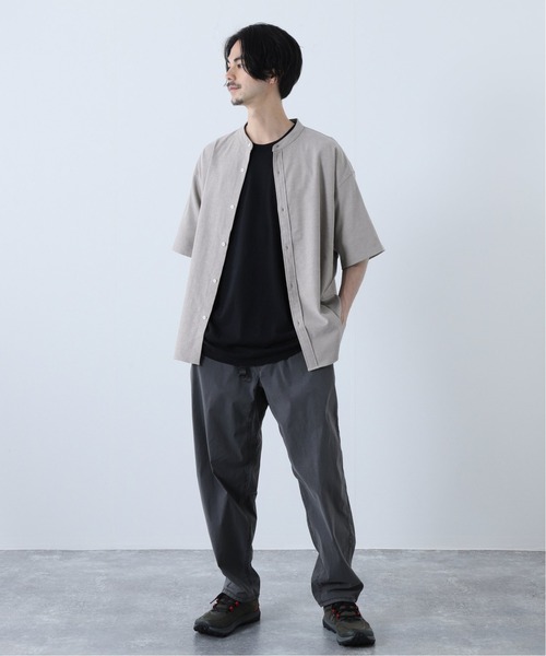 JOURNAL STANDARD（ジャーナルスタンダード）の「【BODYSHELL(R) / ボディシェル】ドライ キャンバス バンドカラーシャツ（シャツ/ブラウス・メンズ・ライトグレー/ベージュ/ブラウン/ブラック系その他・MEDIUM/LARGE）」の9枚目の写真