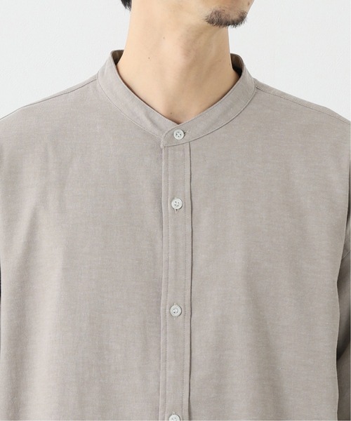 JOURNAL STANDARD（ジャーナルスタンダード）の「【BODYSHELL(R) / ボディシェル】ドライ キャンバス バンドカラーシャツ（シャツ/ブラウス・メンズ・ライトグレー/ベージュ/ブラウン/ブラック系その他・MEDIUM/LARGE）」の18枚目の写真
