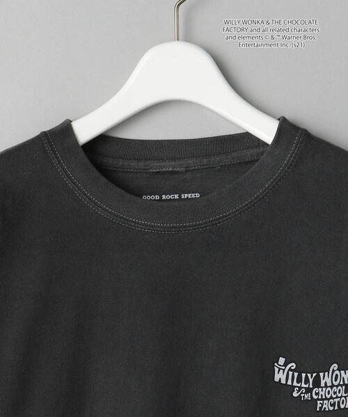 GOOD ROCK SPEED（グッドロックスピード）の「【別注】＜GOOD ROCK SPEED＞WILLY WONKA プリントロングスリーブTシャツ（Tシャツ/カットソー・レディース・ホワイト/ブラック・FREE）」の4枚目の写真