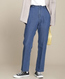 NANO universe | CIRCLE DENIM ストレートセンタープレスデニム(デニムパンツ)