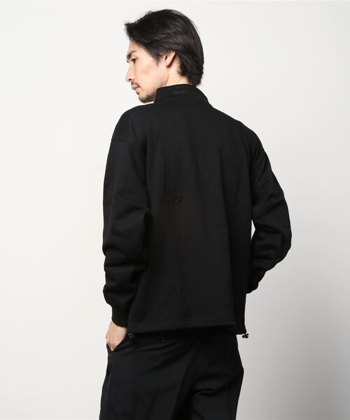MAGIC NUMBER（マジック ナンバー）の「【MAGIC NUMBER】HALF ZIP STAND COLLOR SWEAT（スウェット・メンズ・ブラック/ヘザーグレー/サーモンピンク・MEDIUM/LARGE/X-LARGE）」の6枚目の写真