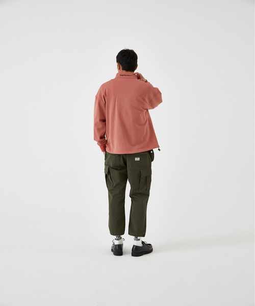 MAGIC NUMBER（マジック ナンバー）の「【MAGIC NUMBER】HALF ZIP STAND COLLOR SWEAT（スウェット・メンズ・ブラック/ヘザーグレー/サーモンピンク・MEDIUM/LARGE/X-LARGE）」の18枚目の写真