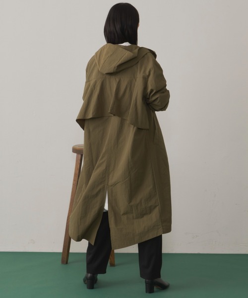 Aunt Marie's（アントマリーズ）の「バックデザインオーバーモッズコート（モッズコート・レディース・ブラック/カーキ・FREE）」の11枚目の写真