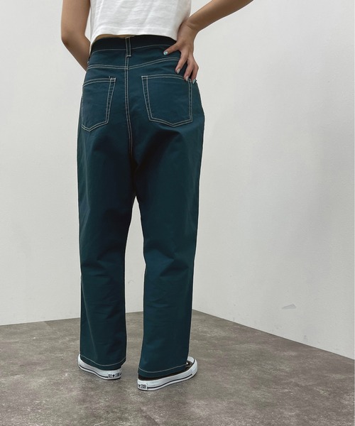 apres jour mignon(アプレジュールミニョン)の「ステッチ配色パンツ【ZOZOTOWN限定アイテム】(その他パンツ・レディース・ブラック/チャコールグレー/ダークグリーン・SMALL/MEDIUM/X-LARGE)」の10枚目の写真