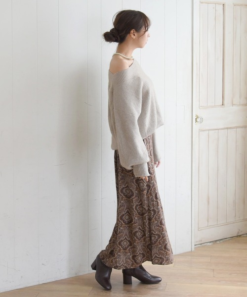 NOFALL（ノーフォール）の「スクエアトゥストレッチミドルブーツ（ブーツ・レディース・ブラック/アイボリー/グレイッシュベージュ/ダークブラウン・L/S/3L/LL/M/SS）」の22枚目の写真