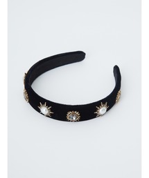 ヴィンテージライクビジューカチューシャ