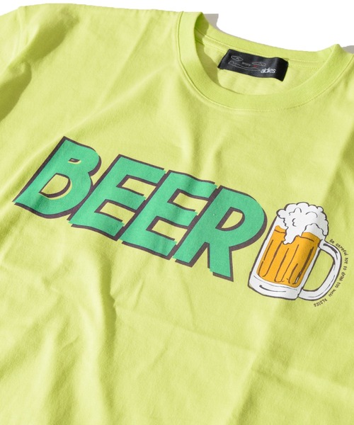 ALDIES（アールディーズ）の「I Love Beer T / アイラブビアーT（Tシャツ/カットソー・メンズ・ホワイト/ブラック/イエロー・FREE）」の11枚目の写真