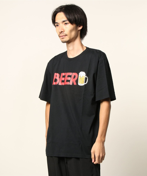 ALDIES（アールディーズ）の「I Love Beer T / アイラブビアーT（Tシャツ/カットソー・メンズ・ホワイト/ブラック/イエロー・FREE）」の15枚目の写真