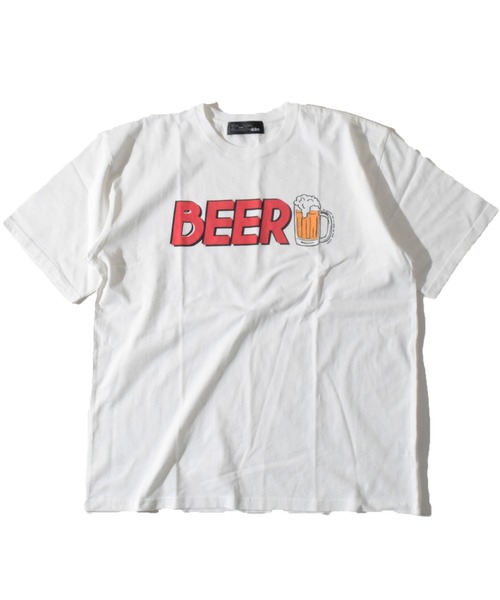 ALDIES（アールディーズ）の「I Love Beer T / アイラブビアーT（Tシャツ/カットソー・メンズ・ホワイト/ブラック/イエロー・FREE）」の22枚目の写真
