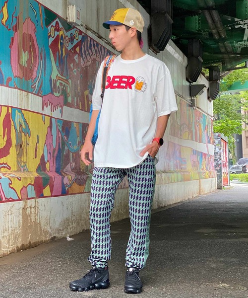 ALDIES（アールディーズ）の「I Love Beer T / アイラブビアーT（Tシャツ/カットソー・メンズ・ホワイト/ブラック/イエロー・FREE）」の18枚目の写真