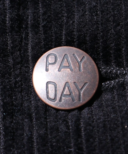 PAYDAY(ペイデイ)の「PAY DAY / ペイ デイ Corduroy jacket ノーカラージャケット(ノーカラージャケット・メンズ・ブラック/モカ/ホワイト・36/40/38)」の8枚目の写真