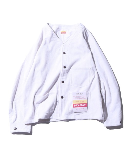 PAYDAY(ペイデイ)の「PAY DAY / ペイ デイ Corduroy jacket ノーカラージャケット(ノーカラージャケット・メンズ・ブラック/モカ/ホワイト・36/40/38)」の15枚目の写真