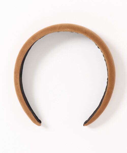 ehka sopo（エヘカソポ）の「ベロアカチューシャ（カチューシャ・レディース・ブラウン/ベージュ/ブラック・ﾌﾘ-）」の3枚目の写真