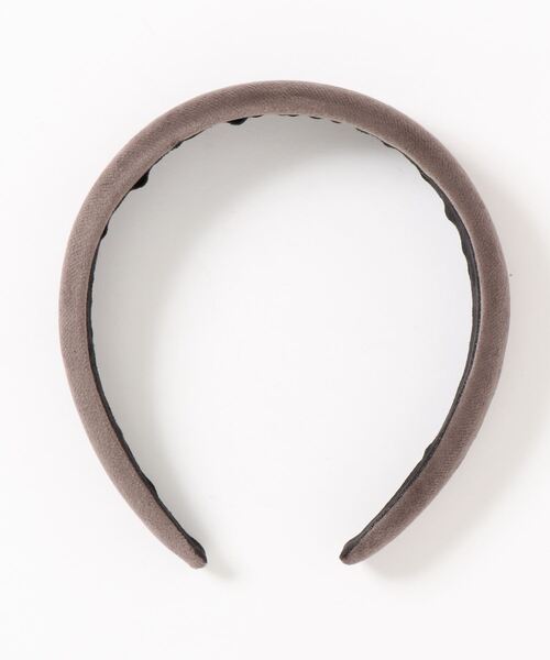 ehka sopo（エヘカソポ）の「ベロアカチューシャ（カチューシャ・レディース・ブラウン/ベージュ/ブラック・ﾌﾘ-）」の2枚目の写真