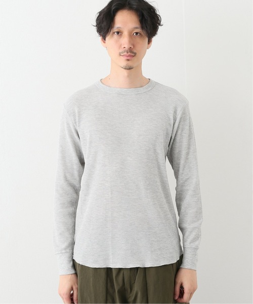 HANES(ヘインズ)の「【Hanes/ヘインズ】 クルーネックロングスリーブTシャツ(Tシャツ/カットソー・メンズ・ホワイト/ブラック/グレー・MEDIUM/LARGE)」の16枚目の写真