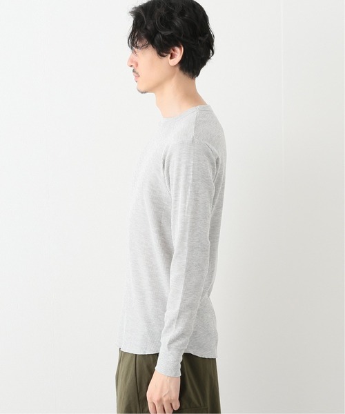 HANES(ヘインズ)の「【Hanes/ヘインズ】 クルーネックロングスリーブTシャツ(Tシャツ/カットソー・メンズ・ホワイト/ブラック/グレー・MEDIUM/LARGE)」の12枚目の写真