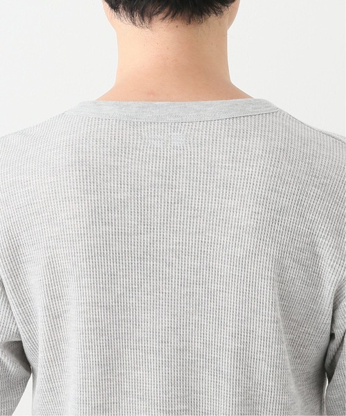 HANES(ヘインズ)の「【Hanes/ヘインズ】 クルーネックロングスリーブTシャツ(Tシャツ/カットソー・メンズ・ホワイト/ブラック/グレー・MEDIUM/LARGE)」の10枚目の写真
