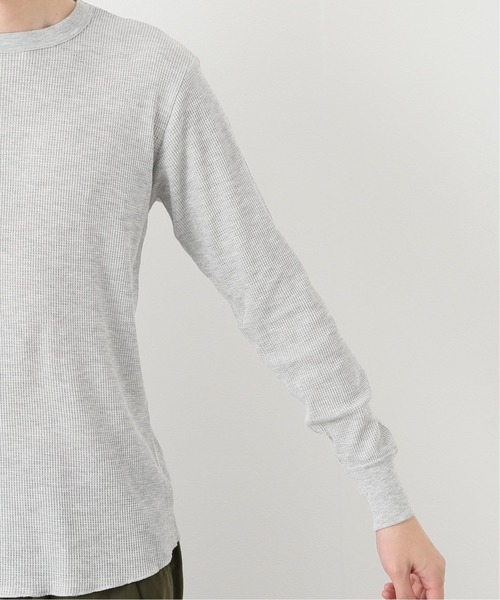 HANES(ヘインズ)の「【Hanes/ヘインズ】 クルーネックロングスリーブTシャツ(Tシャツ/カットソー・メンズ・ホワイト/ブラック/グレー・MEDIUM/LARGE)」の14枚目の写真