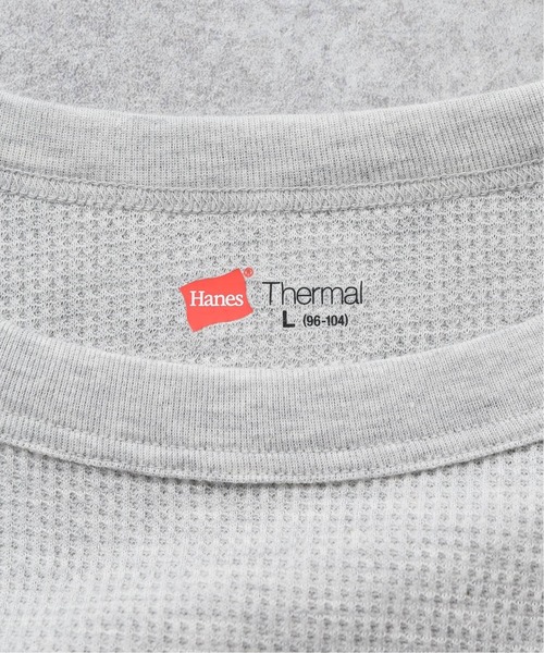 HANES(ヘインズ)の「【Hanes/ヘインズ】 クルーネックロングスリーブTシャツ(Tシャツ/カットソー・メンズ・ホワイト/ブラック/グレー・MEDIUM/LARGE)」の17枚目の写真