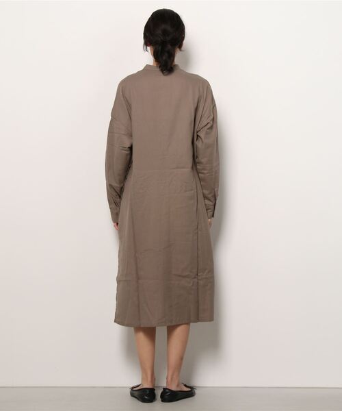 NAVY(ネイビー)の「NAVY ネイビー USAコットン シャツワンピース(ワンピース・レディース・ネイビー/グレー/ブラウン・フリー)」の5枚目の写真