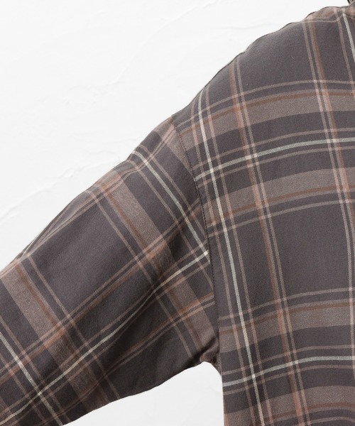 NAVY(ネイビー)の「NAVY ネイビー USAコットン シャツワンピース(ワンピース・レディース・ネイビー/グレー/ブラウン・フリー)」の14枚目の写真