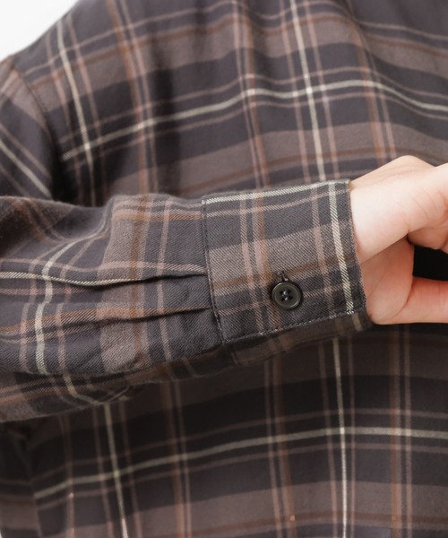 NAVY(ネイビー)の「NAVY ネイビー USAコットン シャツワンピース(ワンピース・レディース・ネイビー/グレー/ブラウン・フリー)」の15枚目の写真