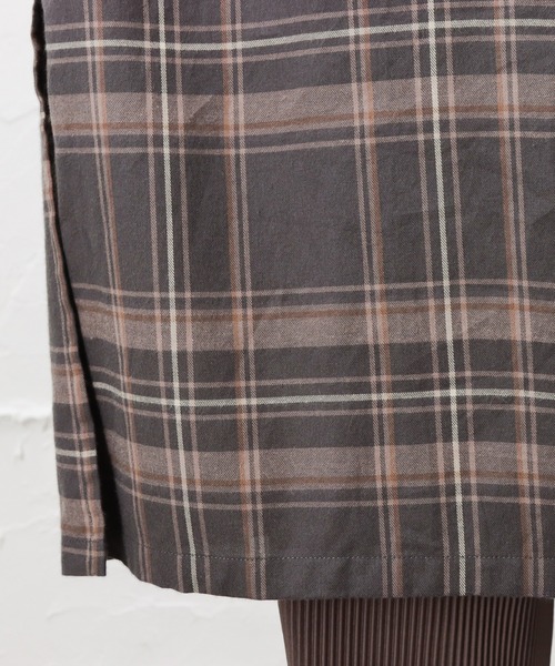 NAVY(ネイビー)の「NAVY ネイビー USAコットン シャツワンピース(ワンピース・レディース・ネイビー/グレー/ブラウン・フリー)」の16枚目の写真