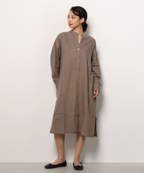 NAVY(ネイビー)の「NAVY ネイビー USAコットン シャツワンピース(ワンピース・レディース・ネイビー/グレー/ブラウン・フリー)」の20枚目の写真