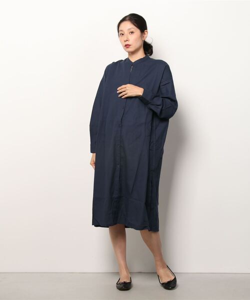 NAVY(ネイビー)の「NAVY ネイビー USAコットン シャツワンピース(ワンピース・レディース・ネイビー/グレー/ブラウン・フリー)」の21枚目の写真