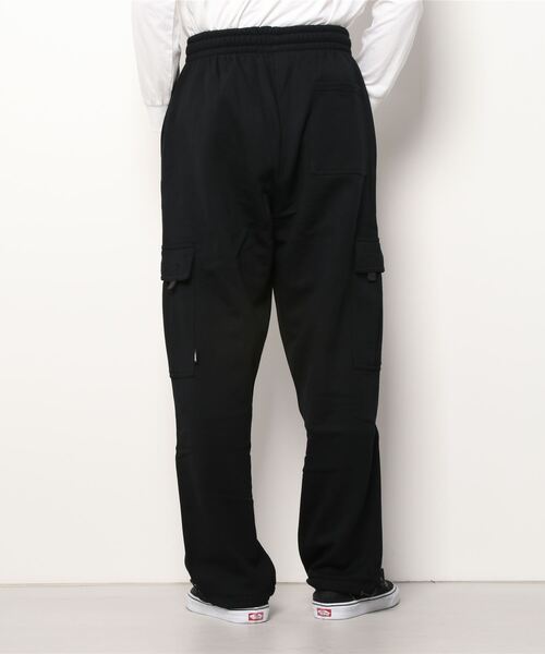 JEANS FACTORY （ジーンズファクトリー）の「[PRO5/プロファイブ] ヘビーフリース スウェットカーゴパンツ（スウェットパンツ・メンズ・ブラック/グレー・S/M）」の15枚目の写真