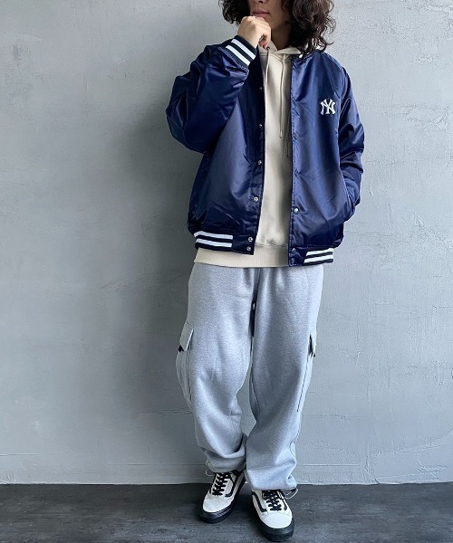 JEANS FACTORY （ジーンズファクトリー）の「[PRO5/プロファイブ] ヘビーフリース スウェットカーゴパンツ（スウェットパンツ・メンズ・ブラック/グレー・S/M）」の3枚目の写真