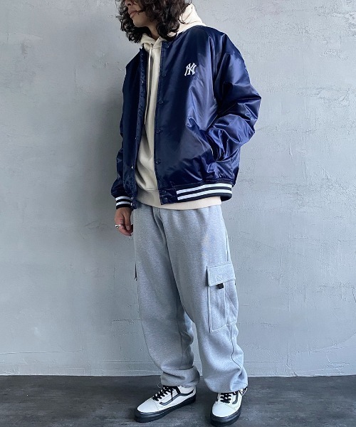 JEANS FACTORY （ジーンズファクトリー）の「[PRO5/プロファイブ] ヘビーフリース スウェットカーゴパンツ（スウェットパンツ・メンズ・ブラック/グレー・S/M）」の10枚目の写真