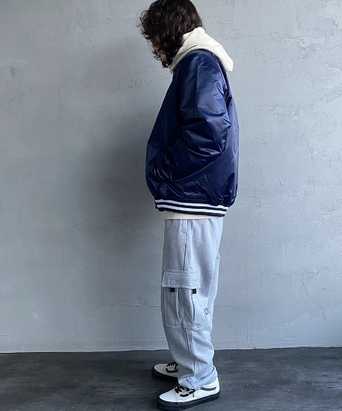 JEANS FACTORY （ジーンズファクトリー）の「[PRO5/プロファイブ] ヘビーフリース スウェットカーゴパンツ（スウェットパンツ・メンズ・ブラック/グレー・S/M）」の13枚目の写真
