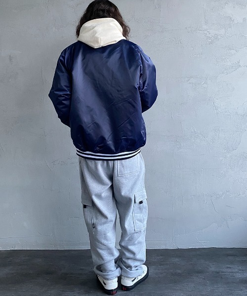 JEANS FACTORY （ジーンズファクトリー）の「[PRO5/プロファイブ] ヘビーフリース スウェットカーゴパンツ（スウェットパンツ・メンズ・ブラック/グレー・S/M）」の6枚目の写真