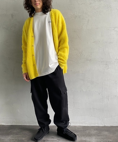 JEANS FACTORY （ジーンズファクトリー）の「[PRO5/プロファイブ] ヘビーフリース スウェットカーゴパンツ（スウェットパンツ・メンズ・ブラック/グレー・S/M）」の22枚目の写真