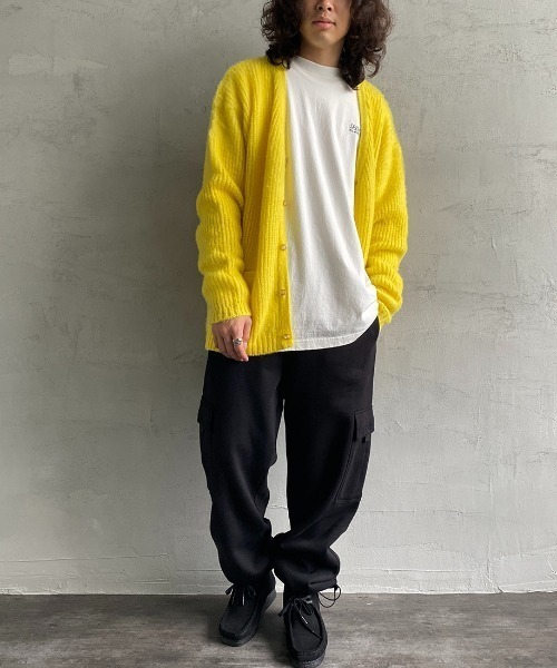 JEANS FACTORY （ジーンズファクトリー）の「[PRO5/プロファイブ] ヘビーフリース スウェットカーゴパンツ（スウェットパンツ・メンズ・ブラック/グレー・S/M）」の7枚目の写真