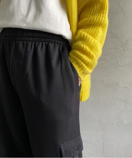 JEANS FACTORY （ジーンズファクトリー）の「[PRO5/プロファイブ] ヘビーフリース スウェットカーゴパンツ（スウェットパンツ・メンズ・ブラック/グレー・S/M）」の12枚目の写真
