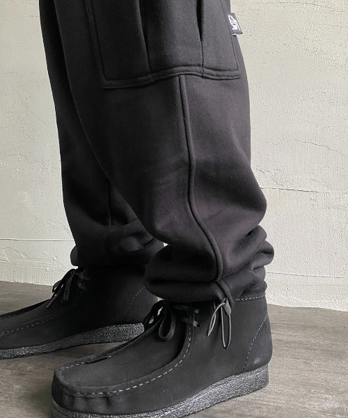 JEANS FACTORY （ジーンズファクトリー）の「[PRO5/プロファイブ] ヘビーフリース スウェットカーゴパンツ（スウェットパンツ・メンズ・ブラック/グレー・S/M）」の18枚目の写真
